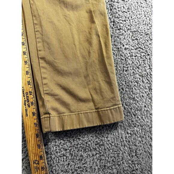 LL Bean Khaki‎ Pants Men 36 Standard Fit Straight Leg Preppy Business Casual - Picture 5 of 7